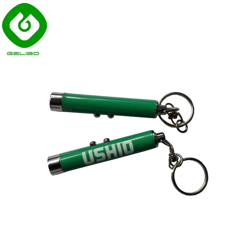 Hot sale 2 in 1 LED Flashlight keychain with Laser Pointer