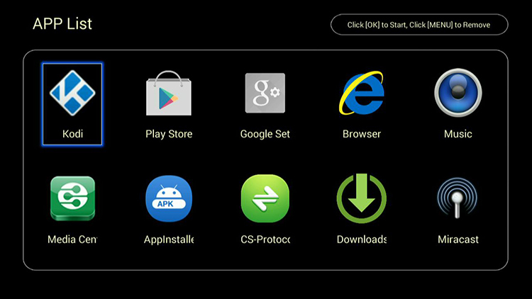 2017 H.265 Amlogic S805 Android Set-top Actualización DVB Cccam PowerVu Llave Biss Receptor de TV digital set top box