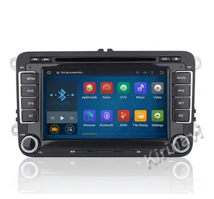 Kirinavi WC-VU7008 7 "Android 10.0 Car Navigation Cho Vw Android Head Đơn Vị Đài Phát Thanh Gps Dvd Player WIFI 3 Gam Playstore BT SW