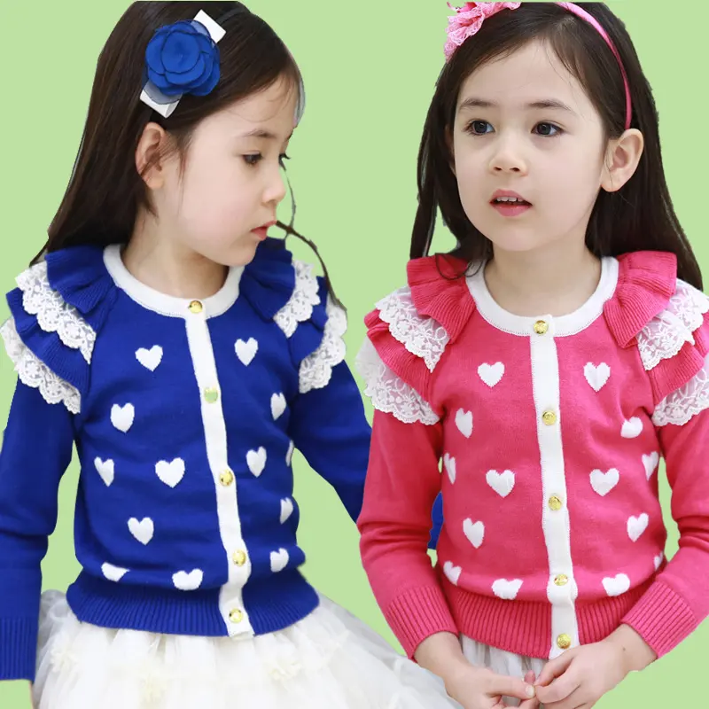קוריאני סגנון אביב בנות מעילים לילדים מסין מפואר ויפה