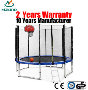 Mzone Professionnel 6FT 8FT 10FT 12FT 13FT 14FT 15FT 16FT De Gymnastique Bon Marché <span class=keywords><strong>Jardin</strong></span> TUV CE <span class=keywords><strong>Trampoline</strong></span> En Gros Avec Enclos - Product Image 2
