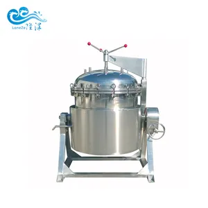 Hot Sale Semi-automatic Industrial Stainless Steel Pressure Cooking Pot 300 Liter Vertical High Pressure Cooker Factory Price