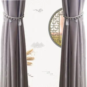 Curtain Tiebacks, Magnetic Curtain Buckle -17 Inch Strong Magnetic Window  Clips Tie Band Backs Holders, European Style Simple Modern