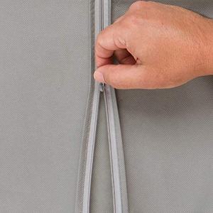 Tas penyimpanan garmen non-tenun dapat didaur ulang warna kustom grosir 1000 buah Promosi penutup ritsleting - Product Image 2