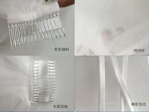 Fournitures pour enterrement de vie de jeune fille, voile en tulle pour enterrement de vie de jeune fille, voile de mariée, foulard de mariée - Product Image 4