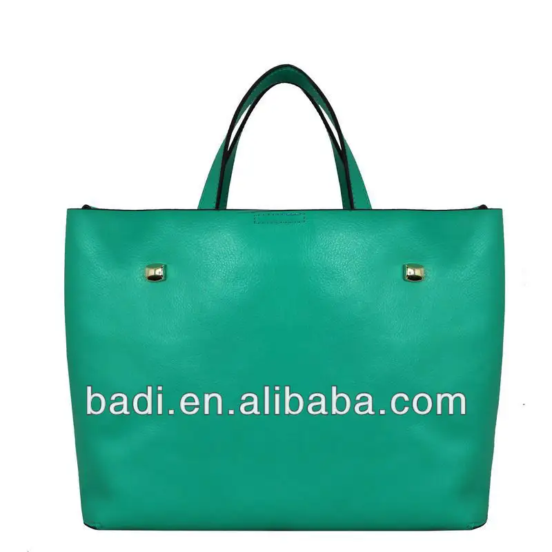 2017 verde de couro macio bolsas de senhoras sacos de mão de couro guangzhou para venda