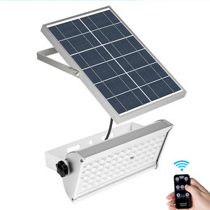 مصباح LED يعمل بالطاقة الشمسية, مصباح LED يعمل بالطاقة الشمسية باستطاعة 65 لمبة LED باستطاعة 12 واط ، و قدرة 1500 لومن ، مزود بجهاز تحكم لاسلكي عن بعد ، مناسب لتزيين الحدائق - Product Image 1