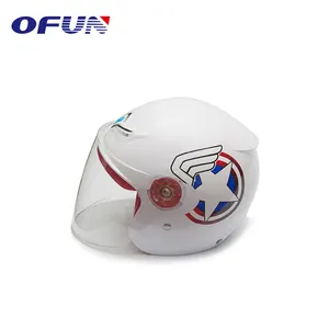 OFUN Hot Sale Custom Design Plastic Motorbike Helmet For Kids