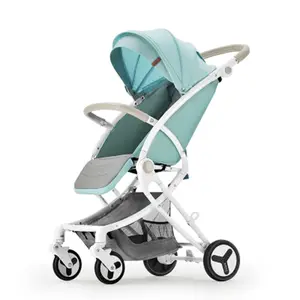 Màu Sắc Đáng Yêu Canopy Baby Pram Khung Hợp Kim Nhôm Tầm Nhìn Cao Cho Bé