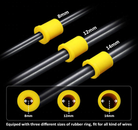 Connecteur de câble en forme de T étanche IP68 3 voies pour boîte de jonction électrique en nylon de câble de 4mm à 14mm