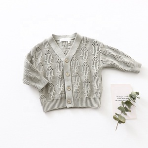Custom <strong>Newborn</strong> Baby Sweater Infant V Neck Button <strong>Knit</strong> Coat Baby Kids Pattern Sweater <strong>Cardigan</strong> - Product Image 5