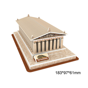 3D Puzzle <span class=keywords><strong>il</strong></span> tempio del <span class=keywords><strong>partenone</strong></span> architettura greca Unisex giocattolo di carta per bambini Puzzle di plastica regalo di compleanno perfetto - Product Image 6