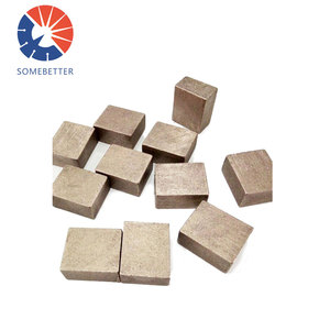 3 segmentos de diamante sintético mejor para hoja de sierra de corte de piedra de basalto de granito 24x12x15mm OEM ISO9001 certificado 3 años - Product Image 5