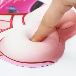 Quanbao חם סקסי 3d עכבר כרית תמיכה מותאם אישית עיצוב חתיכה אחת זורה אנימה משחקי משטח עכבר