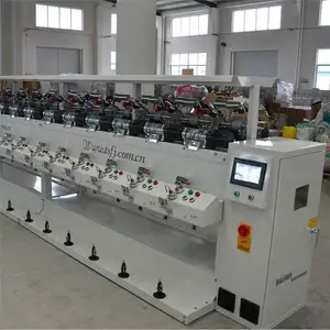 Kecepatan Tinggi Beralur Drum Filamen Poliester Winder/Mesin Produsen