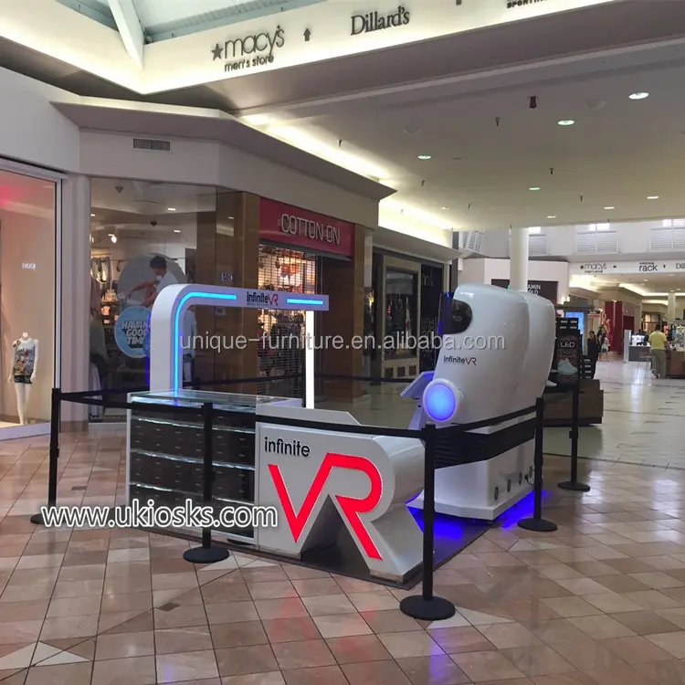 Salle de cinéma VR de réalité virtuelle, kiosque de parc d'attractions, équipement en bois, nouveauté 2019
