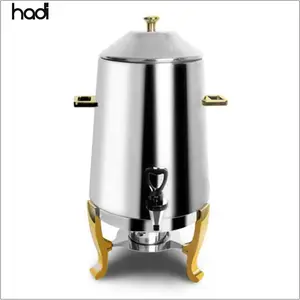 Distributeur de café et de sucre <span class=keywords><strong>automatique</strong></span> en acier inoxydable, buffet de haute qualité, couleur or, commercial, de ml - Product Image 1