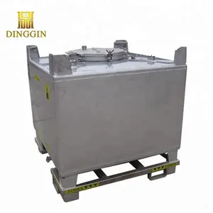 Réservoir fourre-tout ibc en acier inoxydable 1000l 1000l pour le stockage ou le transport d'essence