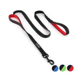 Extra Control 2 Padded Traffic Handles 6foot Long Heavy Duty Dog Leash for Medium to Large Dogs