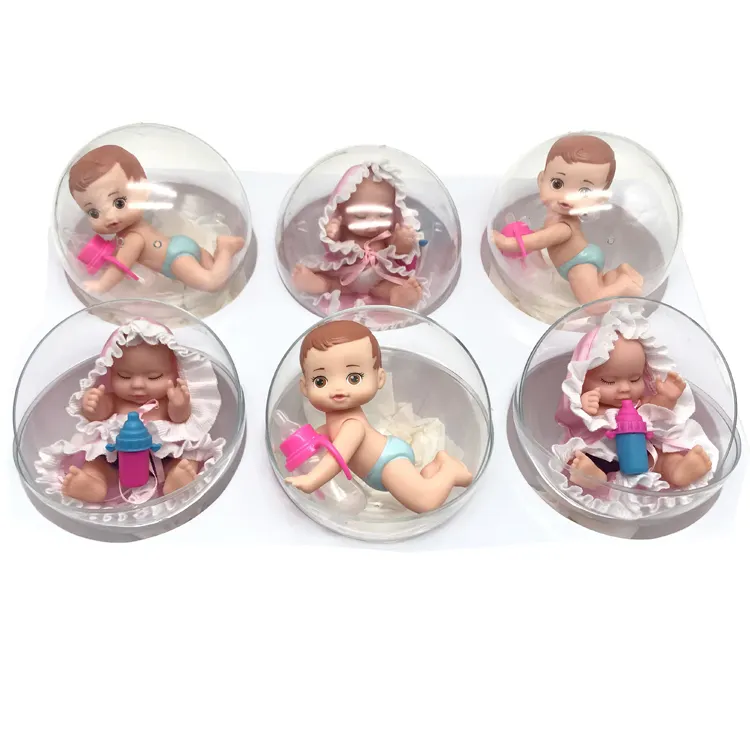 6 pouces réaliste doux silicone vinyle reborn bébé poupées poupées vivantes avec urine pour enfants surprise oeuf jouets pour enfants
