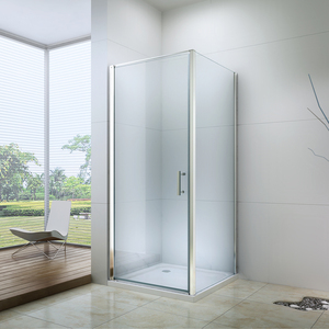 Orico — boîtier de douche carré à deux portes, meuble de luxe, facile à installer, avec verre givré de 6mm - Product Image 4