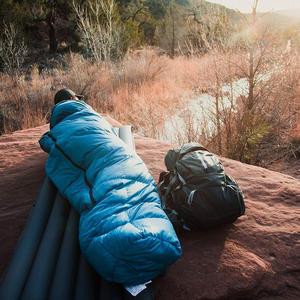 Woqi Outdoor Camping Duck Down <strong>Sleeping</strong> <strong>Bag</strong> Compact Mummy <strong>Sleeping</strong> <strong>Bag</strong> with Compression - Product Image 5