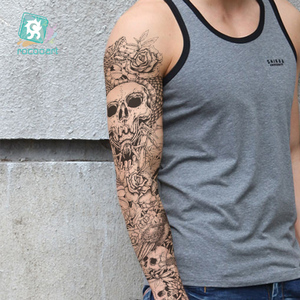 Commercio all'ingrosso Del Corpo Del Tatuaggio Produttore di Cena Impermeabile di Grandi Dimensioni Falso Pieno Manica Del Braccio Del Tatuaggio Temporaneo Adesivo di Design Per Gli Uomini - Product Image 5