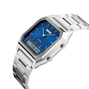 <span class=keywords><strong>Skmei</strong></span> — montre de sport numérique pour hommes, accessoire de marque, écran led, multifonction, en acier inoxydable, bon marché, <span class=keywords><strong>1220</strong></span> - Product Image 4