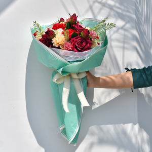 Shinewrap Cercles Concentriques Imprimé Tissu Fleur Cadeau Papier D'emballage - Product Image 2