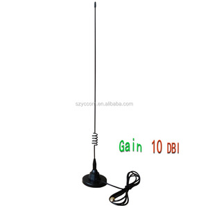 <span class=keywords><strong>Antenne</strong></span> mobile pour voiture double bande VHF/UHF 44/430 MHz 7/10dBi <span class=keywords><strong>Mini</strong></span> base magnétique Antennes de télévision par satellite / Connecteurs MCX 1.8 VSWR - Product Image 1