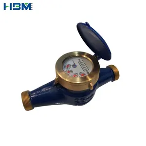 Multi jet water meter Brass water meter equipment