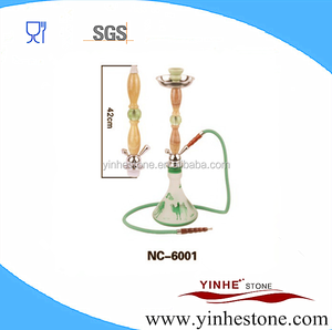 Comercio al por mayor shisha hookah pipe, personalizar piedra shisha piezas hechas de jade amarillo - Product Image 3