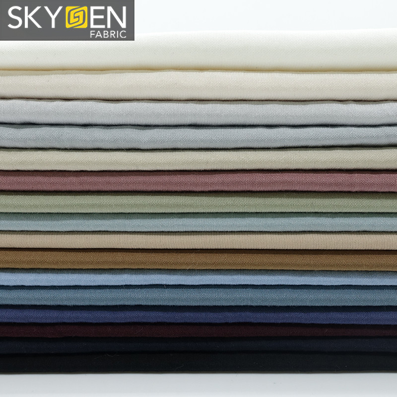 Skygen, оптовая продажа, высокое качество, новый дизайн, мягкая Однотонная рубашка, 86% вискоза, 14% полиэстер