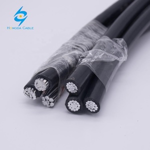2*16mm2 de aluminio dúplex plano óptico de fibra de aac de aislamiento de pvc de <span class=keywords><strong>abc</strong></span> cable - Product Image 2
