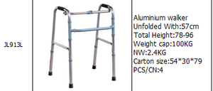 Cuidado médico al aire libre cuatro patas aluminio ligero caminar ayuda andador - Product Image 5