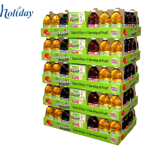 Promozione negozio di cartone ondulato pallet display per la frutta, pop banco di mostra carta, cartone display spedizioniere - Product Image 6