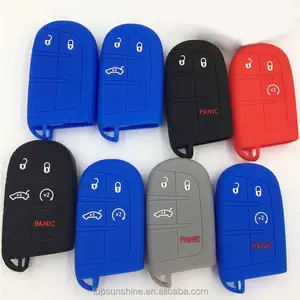 Capa de silicone para chave de carro, capa promocional para presentes, jeep