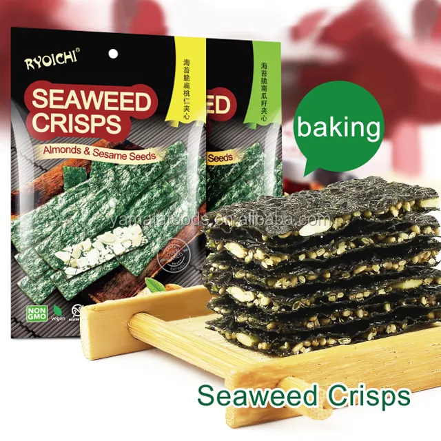 Best selling seaweed nori snack Almond Snack