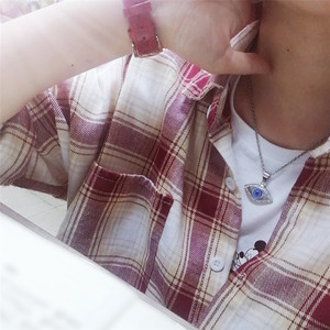 Vendita calda in acciaio inox gioielli in fusione di blue evil eye <span class=keywords><strong>collana</strong></span> per le donne - Product Image 4