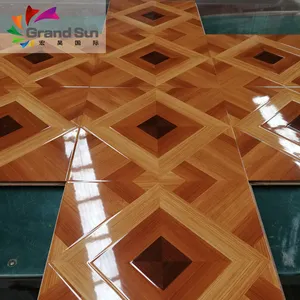 Directo de fábrica de alto brillo parquet laminado de 10,5mm en Shandong