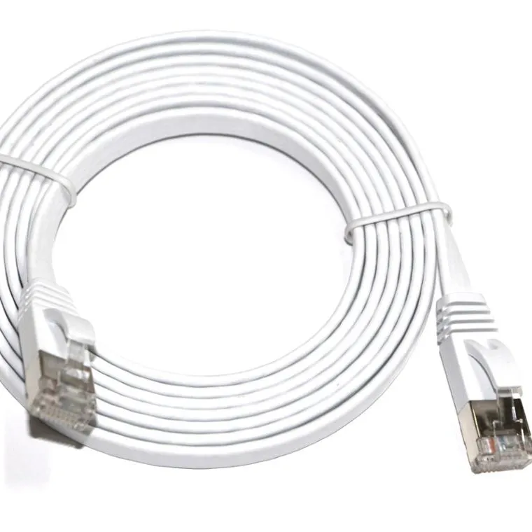 Cat5e Cat6 Cat6A CAT7 Unshielded U/FTPUTP Network Flat Patch Cord Cable