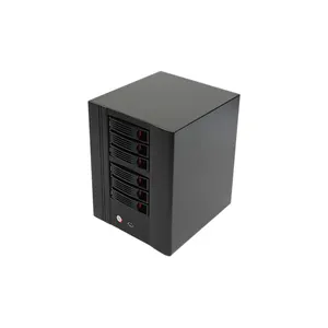 6Bay nas 3.5" Sats HDD hotswap cloud server mini itx nas case with Hot Swap Cases for office or home