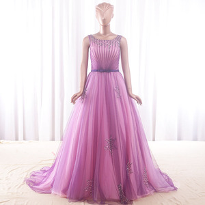 RSM66193 moldeado Sin Mangas cuello redondo vestido de verano 2016 de venta del fabricante rhinestone vestido de <span class=keywords><strong>fiesta</strong></span> - Product Image 1