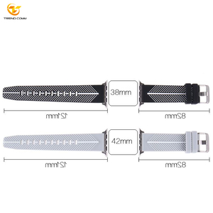 2017 nuevos productos calientes elegante silicona <span class=keywords><strong>banda</strong></span> de reloj para Apple Watch <span class=keywords><strong>banda</strong></span> Correa - Product Image 6
