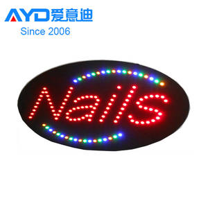 AYD Offre Spéciale À ONGLES LED Signe de <span class=keywords><strong>Magasin</strong></span> Acrylique Conduit <span class=keywords><strong>OUVERT</strong></span> Signe Fermé Conseil <span class=keywords><strong>Magasin</strong></span> De Salon De Beauté - Product Image 5