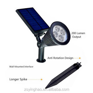 Nueva comercializado 200 lúmenes luz del punto solar/jardín al aire libre llevó <span class=keywords><strong>el</strong></span> proyector - Product Image 3