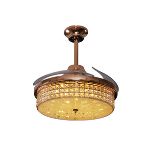 100% cuivre moteur 42 pouces télécommande cuntrol MENÉ décoratif <span class=keywords><strong>ventilateur</strong></span> de <span class=keywords><strong>plafond</strong></span> 3 pales en PC avec haut régime - Product Image 2