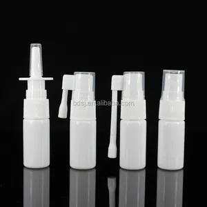 Frasco spray nasal 20ml, bomba pulverizadora nasal pe de alta qualidade com design delicado, 10ml e 15 ml