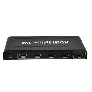 ราคาโรงงาน1080จุด3D 1.3โวลต์4พอร์ตHDMI VGA Splitter 1x4 1อินพุทเอาท์พุท4