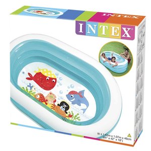 Piscina Inflable <span class=keywords><strong>para</strong></span> Bebés <span class=keywords><strong>Intex</strong></span> 57482 de PVC, Piscina Infantil con Diseño Elíptico de Amigos del Mar - Product Image 5